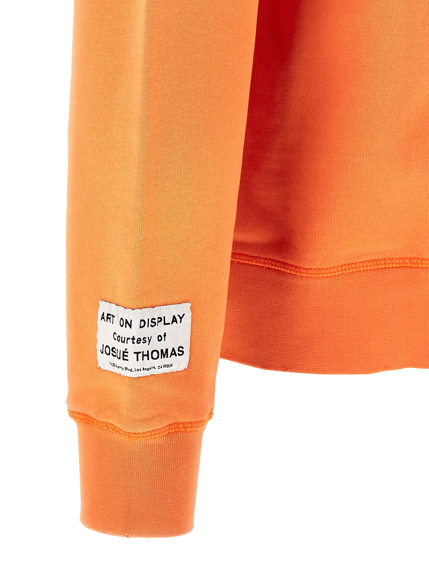 Sweatshirt by GALLERY DEPT. for men in cotton orange & print features an exquisite silhouette, showcasing and details for a exquisite look.