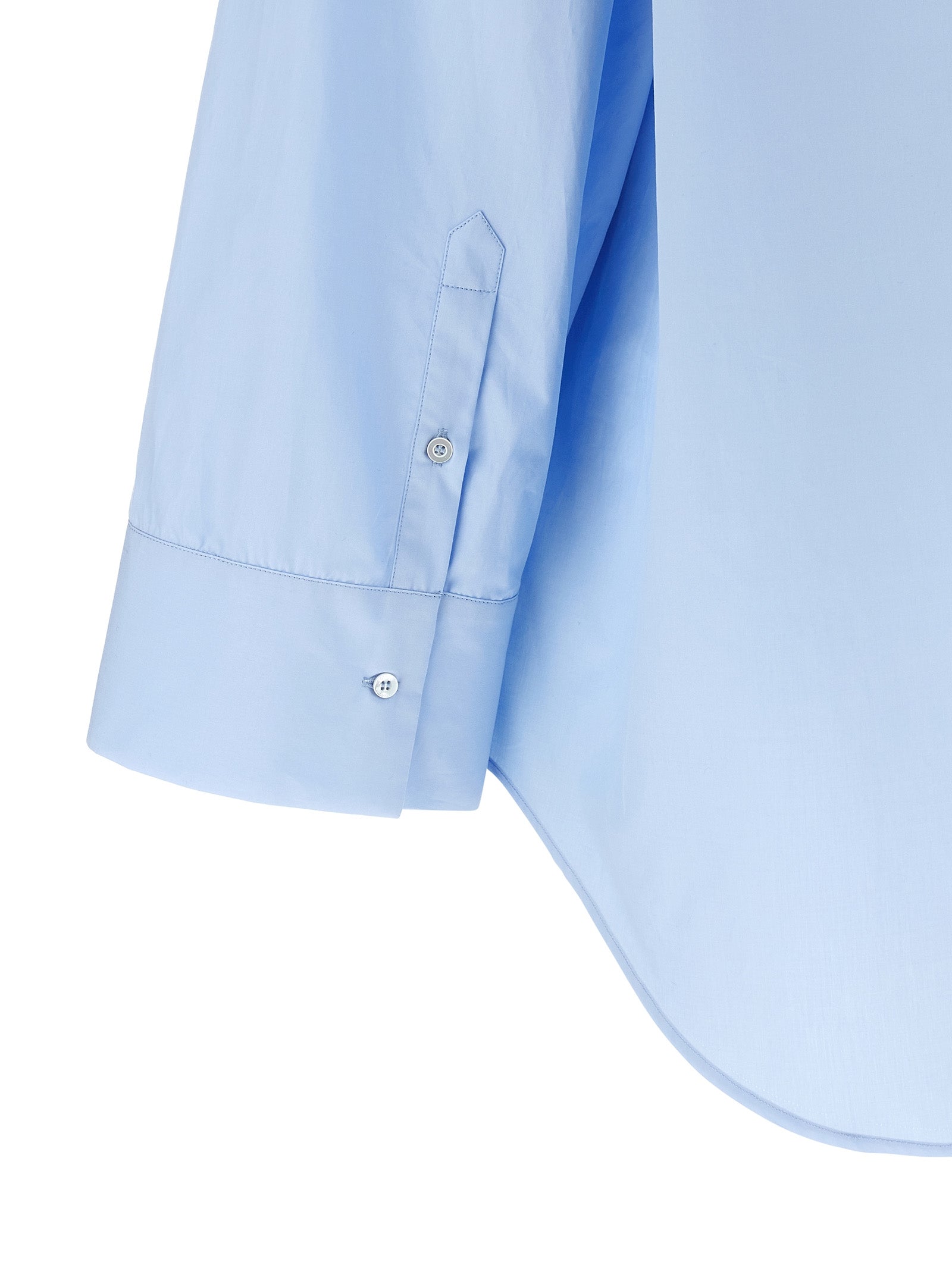 Blouse by Fabiana Filippi for women in cotton light-blue features an polished silhouette, showcasing a sophisticated and detail for a truly polished finish.