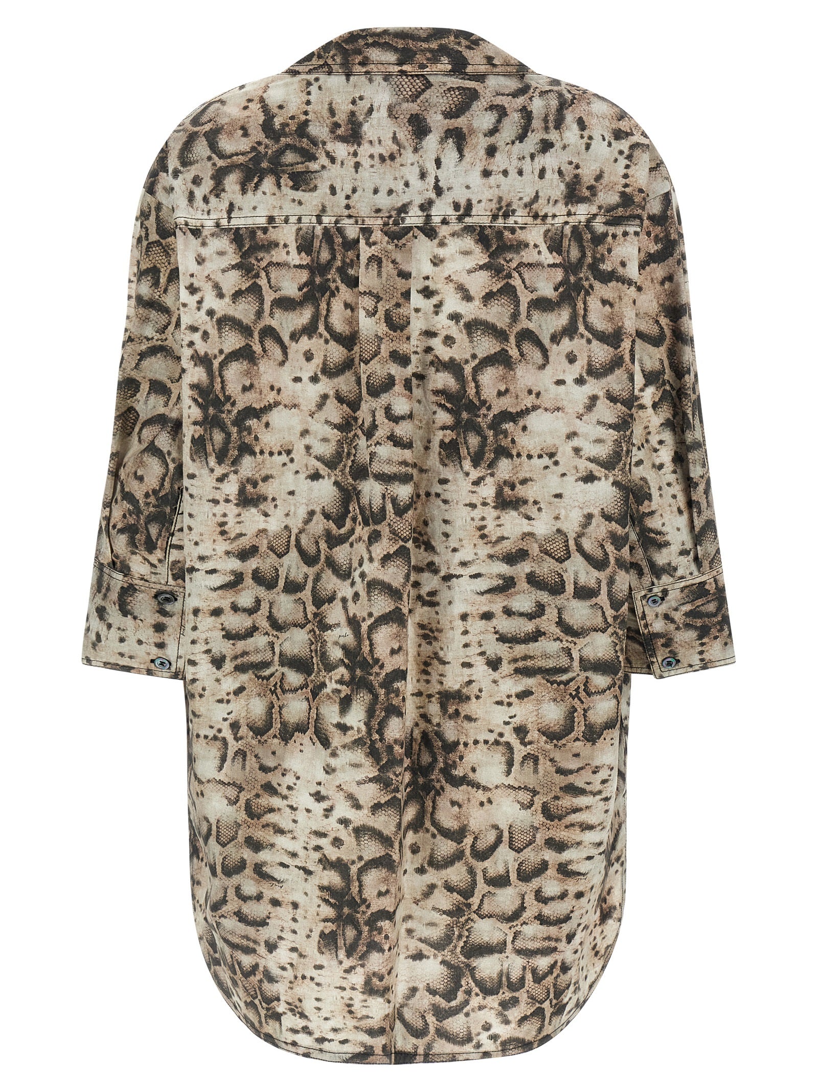 Dress by PINKO for women in cotton gray & print features an cute silhouette, detailed with a and that elegantly flows into a cute short mini.