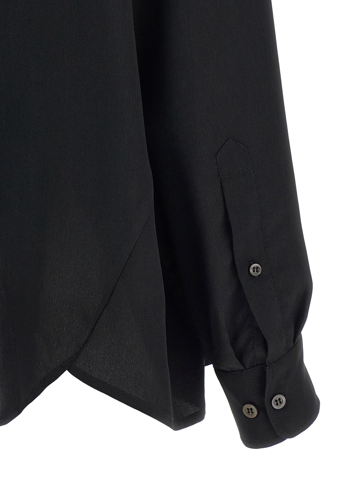 Dries Van Noten Women's Long-Sleeve Polyester & Crystal Blouse - Black