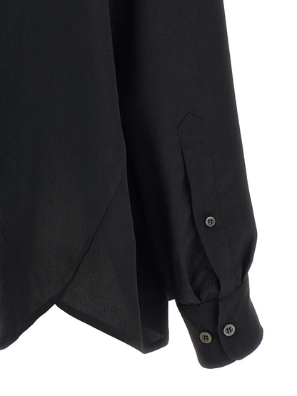 Dries Van Noten Women's Long-Sleeve Polyester & Crystal Blouse - Black