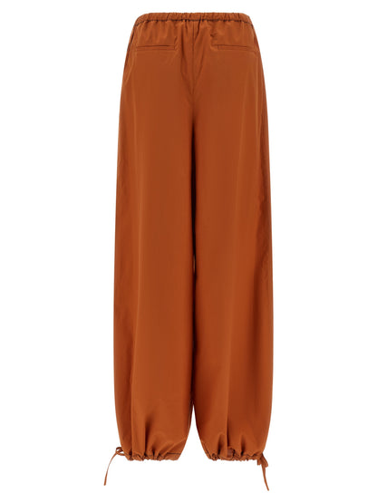 Marni Marni Women's Wide Cotton Casual Pants - Orange