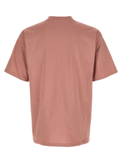 T-Shirt by Magliano for men in cotton multicolor, pink & print features an on trend silhouette, perfectly showcasing a on trend and crew neckline for an elevated aesthetic.
