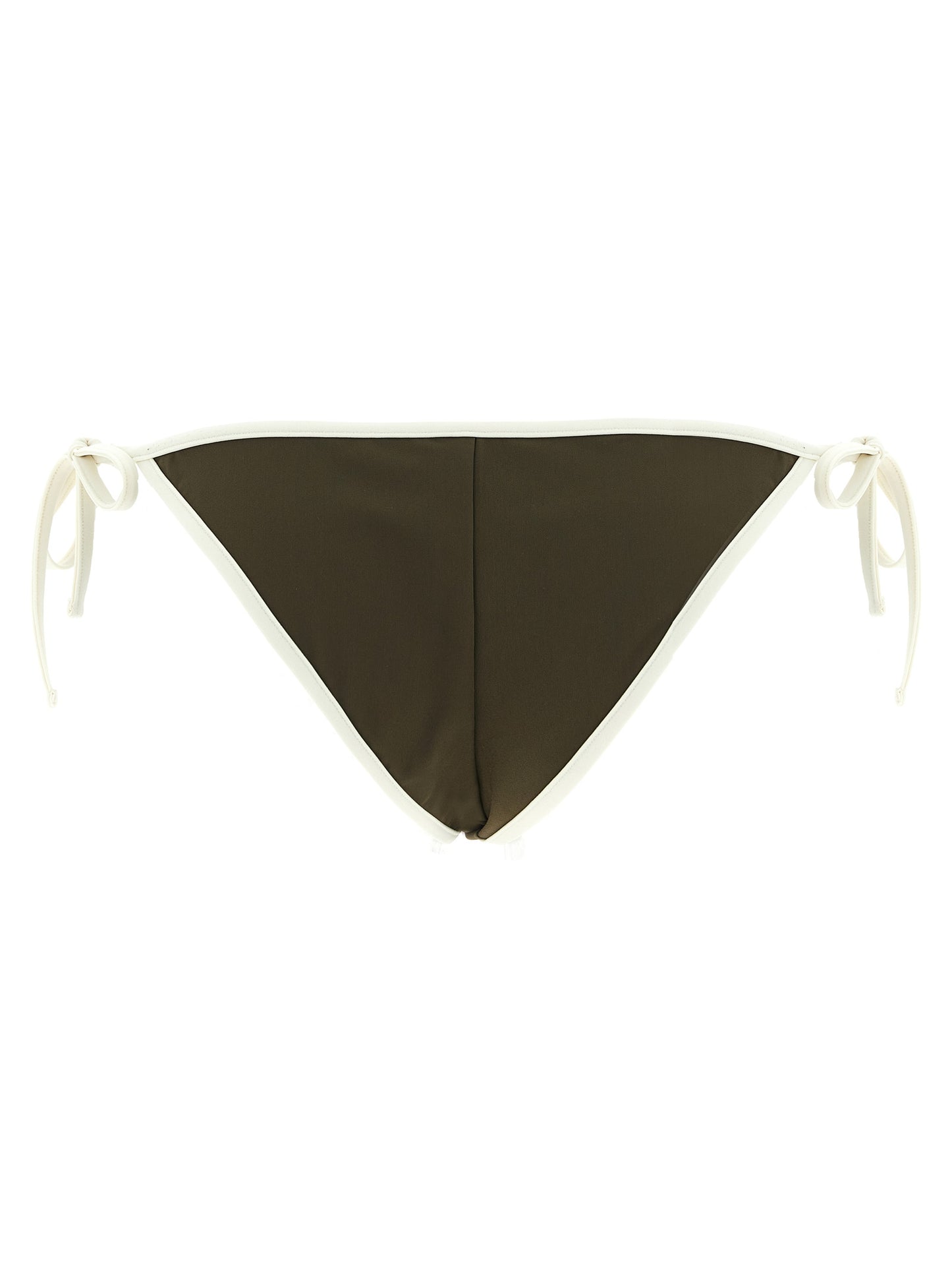 Brunello Cucinelli Heart Women's Stretch Polyamide Bikini - Bicolour Green