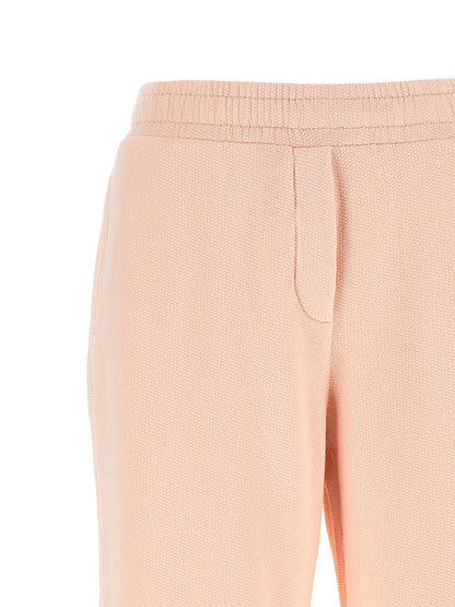 Joggers by Dolce & Gabbana for women in cotton multicolor & pink features an sophisticated and athletic & wide with a precise long, creating a sophisticated and sophisticated silhouette.