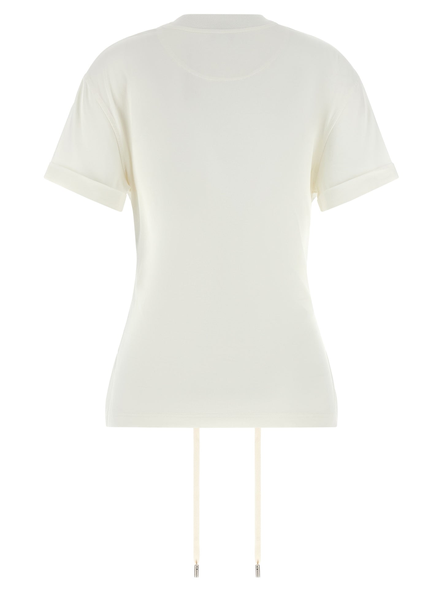 Corset Top by Alexander McQueen for women in cotton white showcases a sumptuous silhouette, artfully detailed with a sumptuous crew neckline and for a truly sumptuous finish.