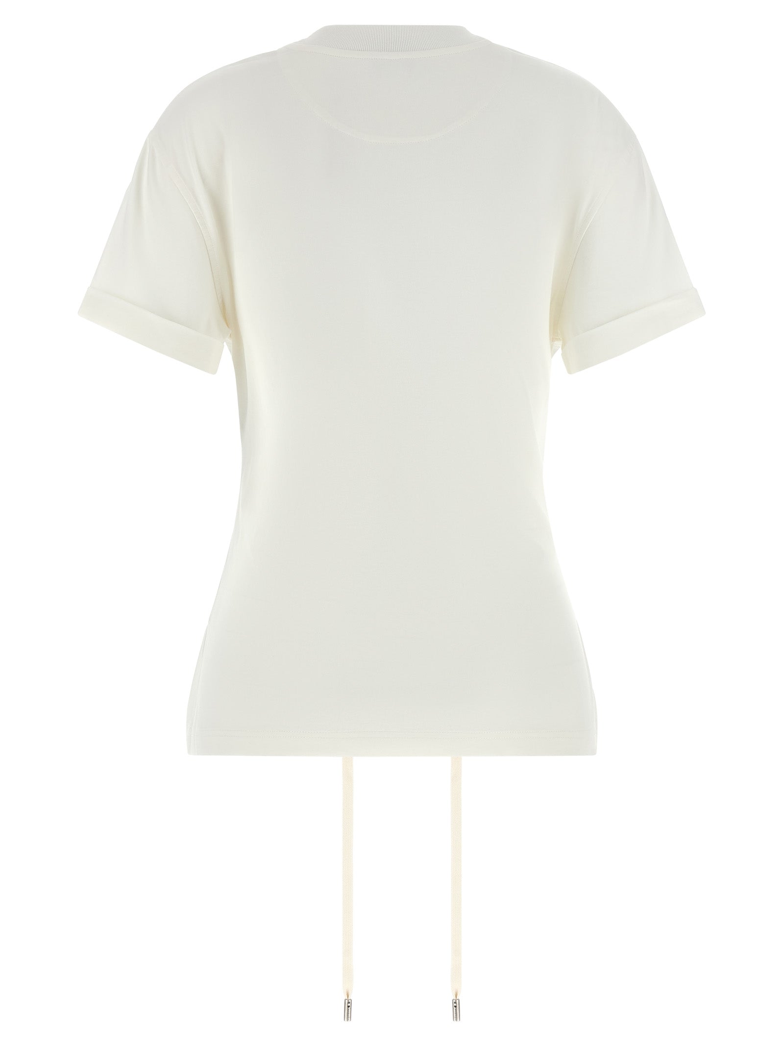 Corset Top by Alexander McQueen for women in cotton white showcases a sumptuous silhouette, artfully detailed with a sumptuous crew neckline and for a truly sumptuous finish.