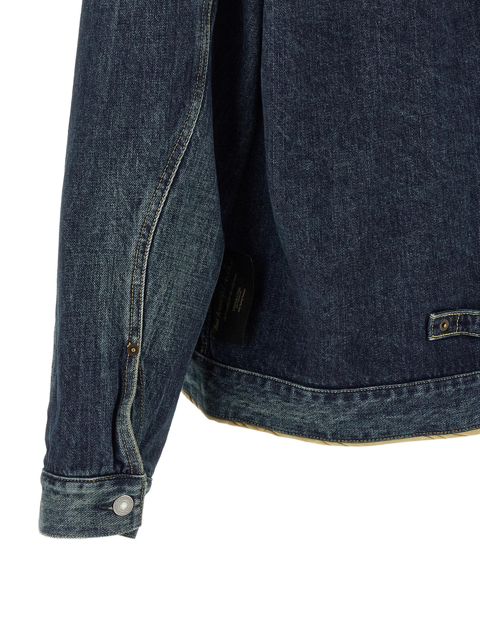 Trucker Jacket by Undercover for men in denim cotton blue presents a effortlessly chic silhouette, showcasing a sophisticated and premium pockets for a truly effortlessly chic finish.