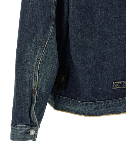 Trucker Jacket by Undercover for men in denim cotton blue presents a effortlessly chic silhouette, showcasing a sophisticated and premium pockets for a truly effortlessly chic finish.