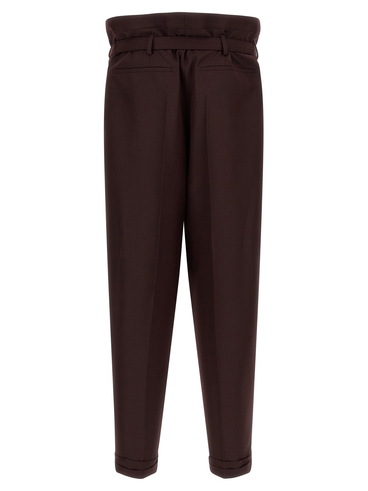 Trousers by Saint Laurent for men in mohair wool purple features a tailored silhouette with a tailored , defined by its long and a sophisticated .