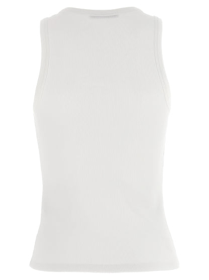 T-Shirt by Givenchy for women in stretch cotton white showcases a chic silhouette, artfully detailed with a chic round neckline and for a chic finish.