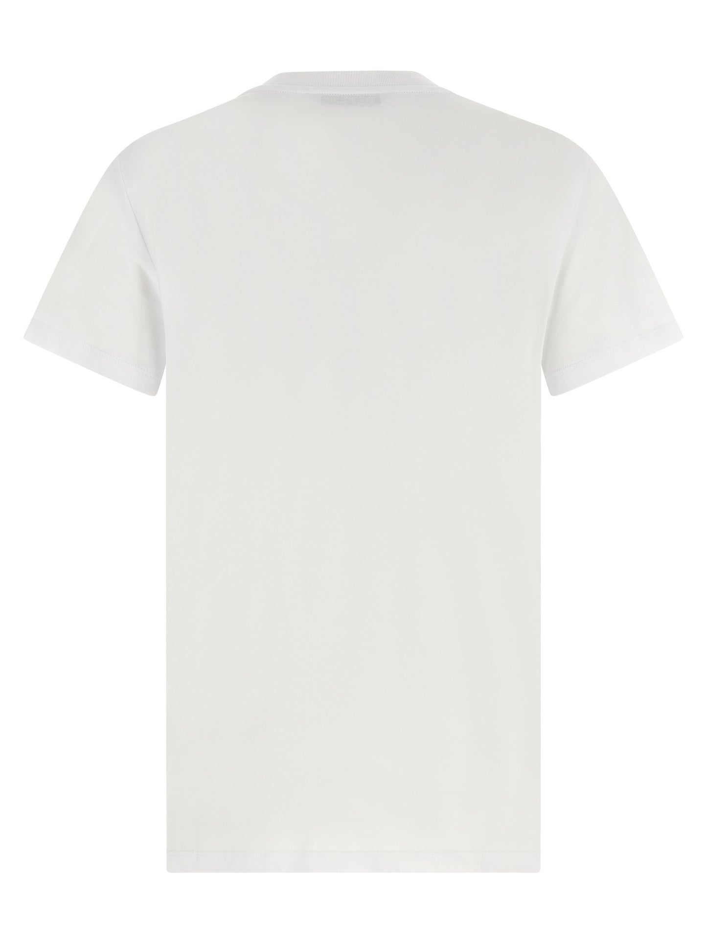 T-Shirt by Max Mara for women in cotton white features an edgy silhouette, meticulously detailed with a sophisticated and crew neckline for a truly edgy finish.