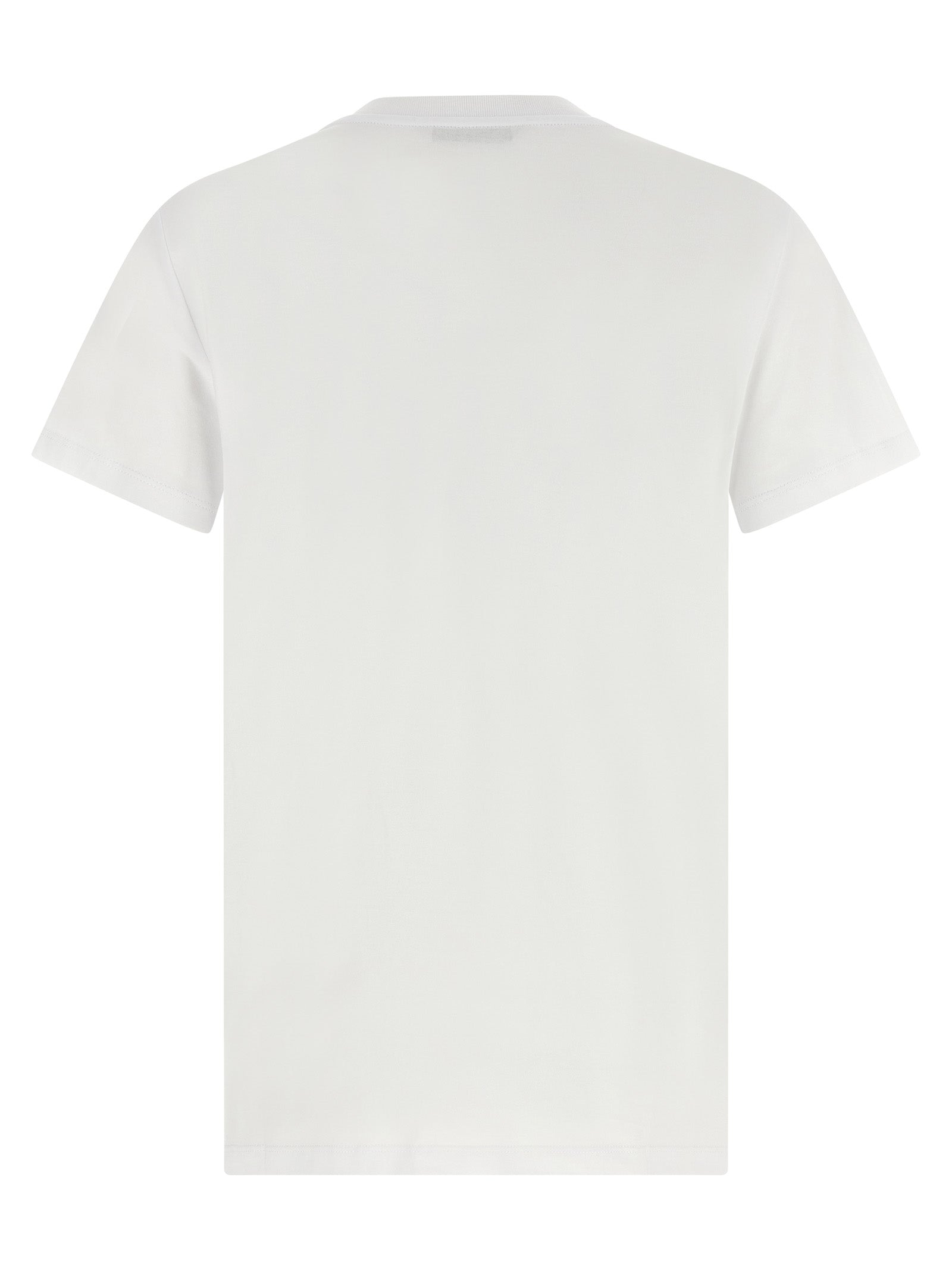 T-Shirt by Max Mara for women in cotton white features an edgy silhouette, meticulously detailed with a sophisticated and crew neckline for a truly edgy finish.