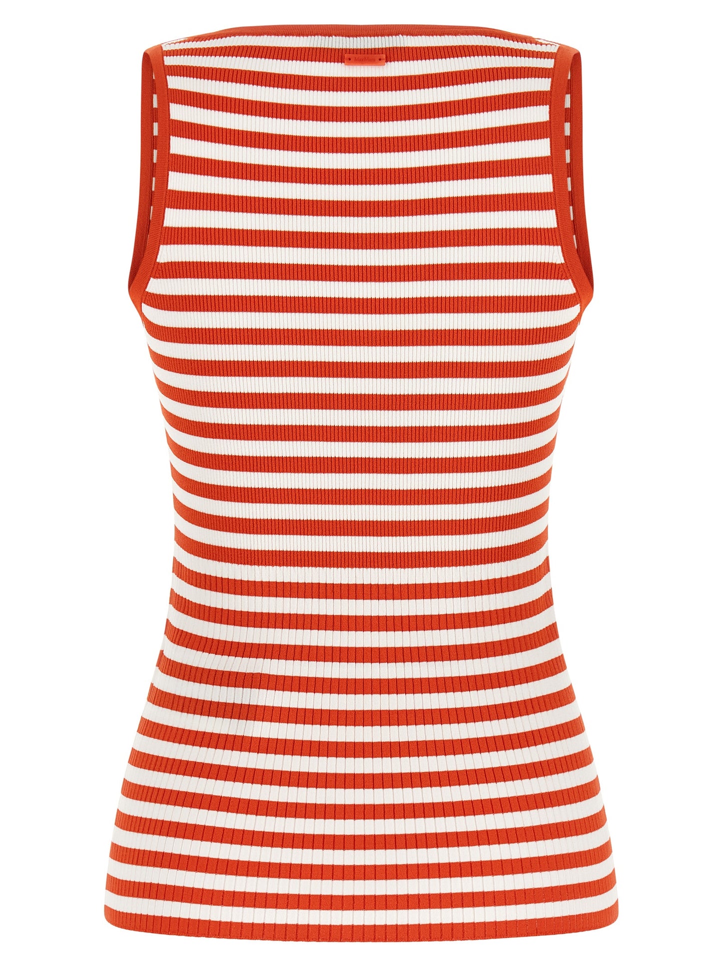T-Shirt by Max Mara for women in nylon polyester & viscose multicolor, red, patterned & striped showcases a dramatic silhouette, elegantly detailed with a dramatic round neckline and for a truly dramatic finish.
