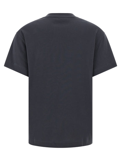 T-Shirt by Brunello Cucinelli for women in cotton blue features an on trend silhouette, perfectly showcasing a on trend and crew neckline for an elevated aesthetic.