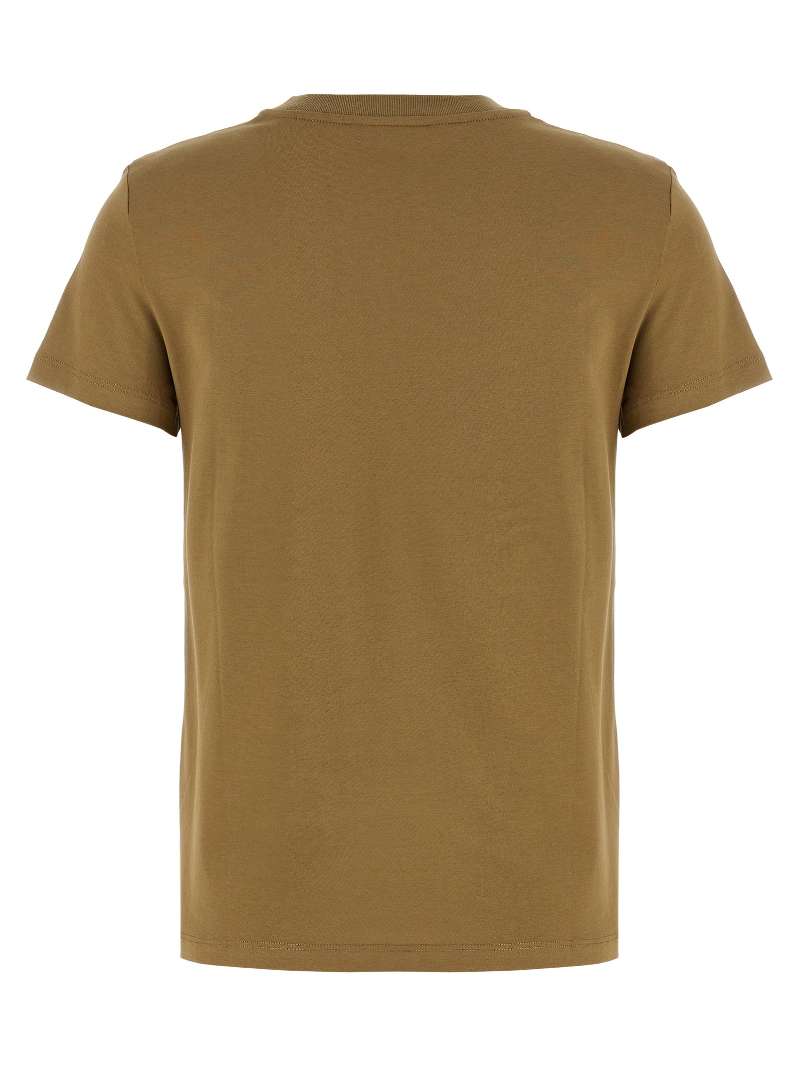 T-Shirt by Max Mara for women in cotton brown & monogram features an on trend silhouette, perfectly showcasing a on trend and crew neckline for an elevated aesthetic.