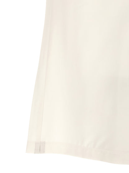 Polo Shirt by Brunello Cucinelli for men in canvas & virgin wool white features a eye catching silhouette, showcasing a refined and for a eye catching finish.