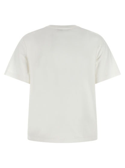 T-Shirt by Tory Burch for women in cotton multicolor, pink & floral features an on trend silhouette, perfectly showcasing a on trend and for an elevated aesthetic.