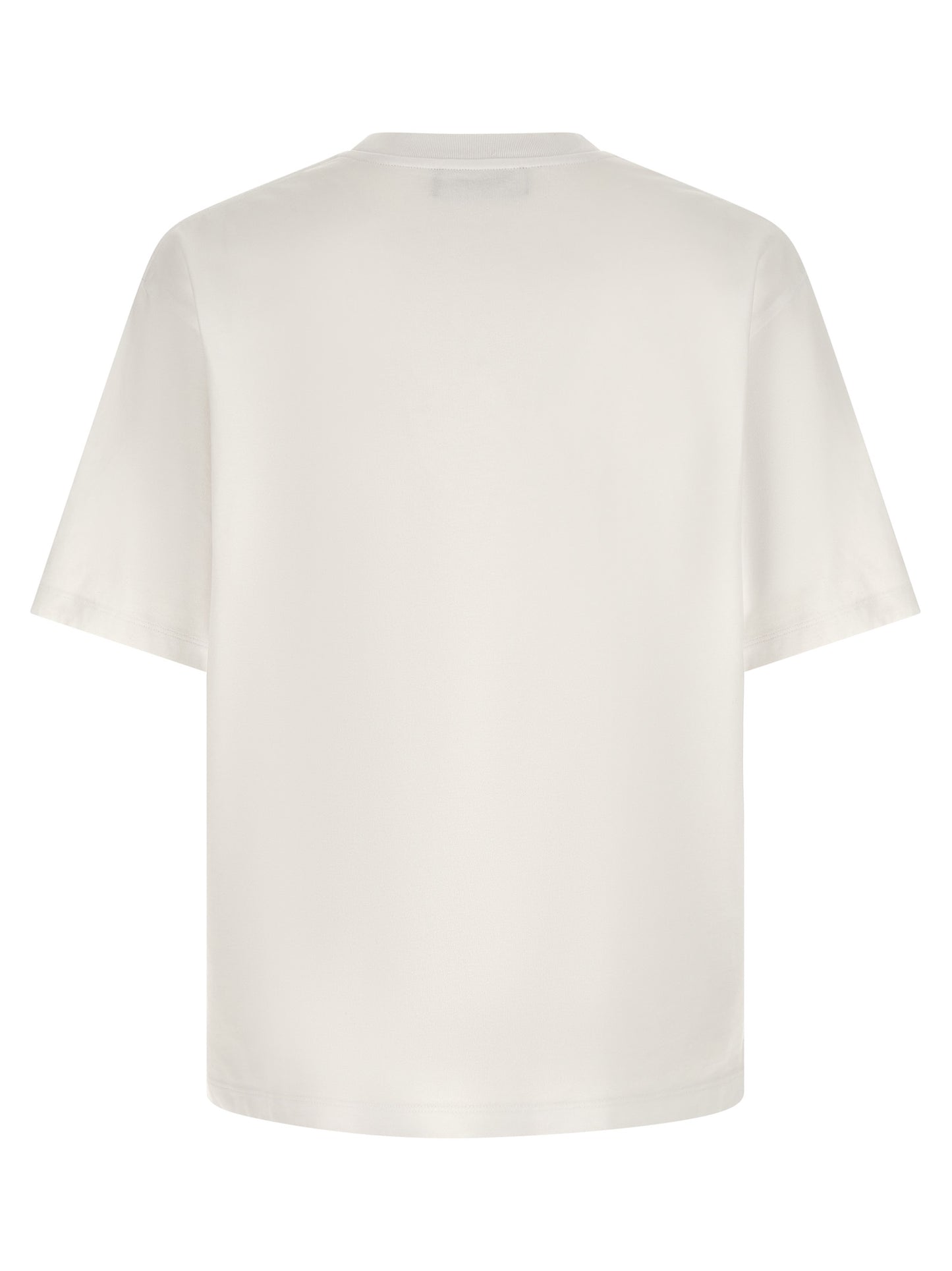 T-Shirt by Dsquared² for men in cotton multicolor, red & print showcases a chic silhouette, artfully detailed with a chic crew neckline and for a chic finish.