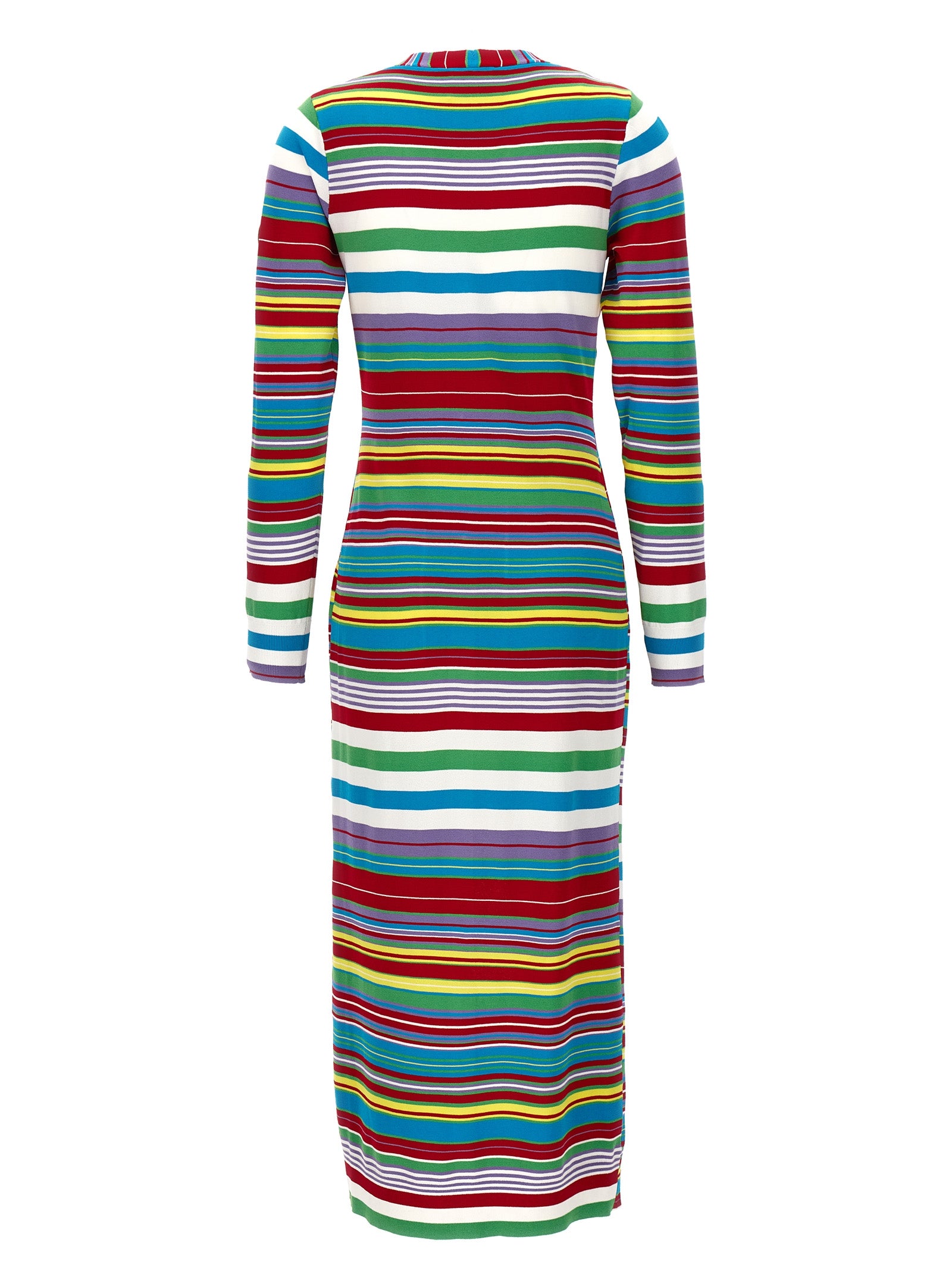 Cardigan by MO5CH1NO JEANS for women in polyester & viscose multicolor, patterned & striped showcases a captivating silhouette, artfully detailed with a captivating and for a truly sophisticated captivating look.