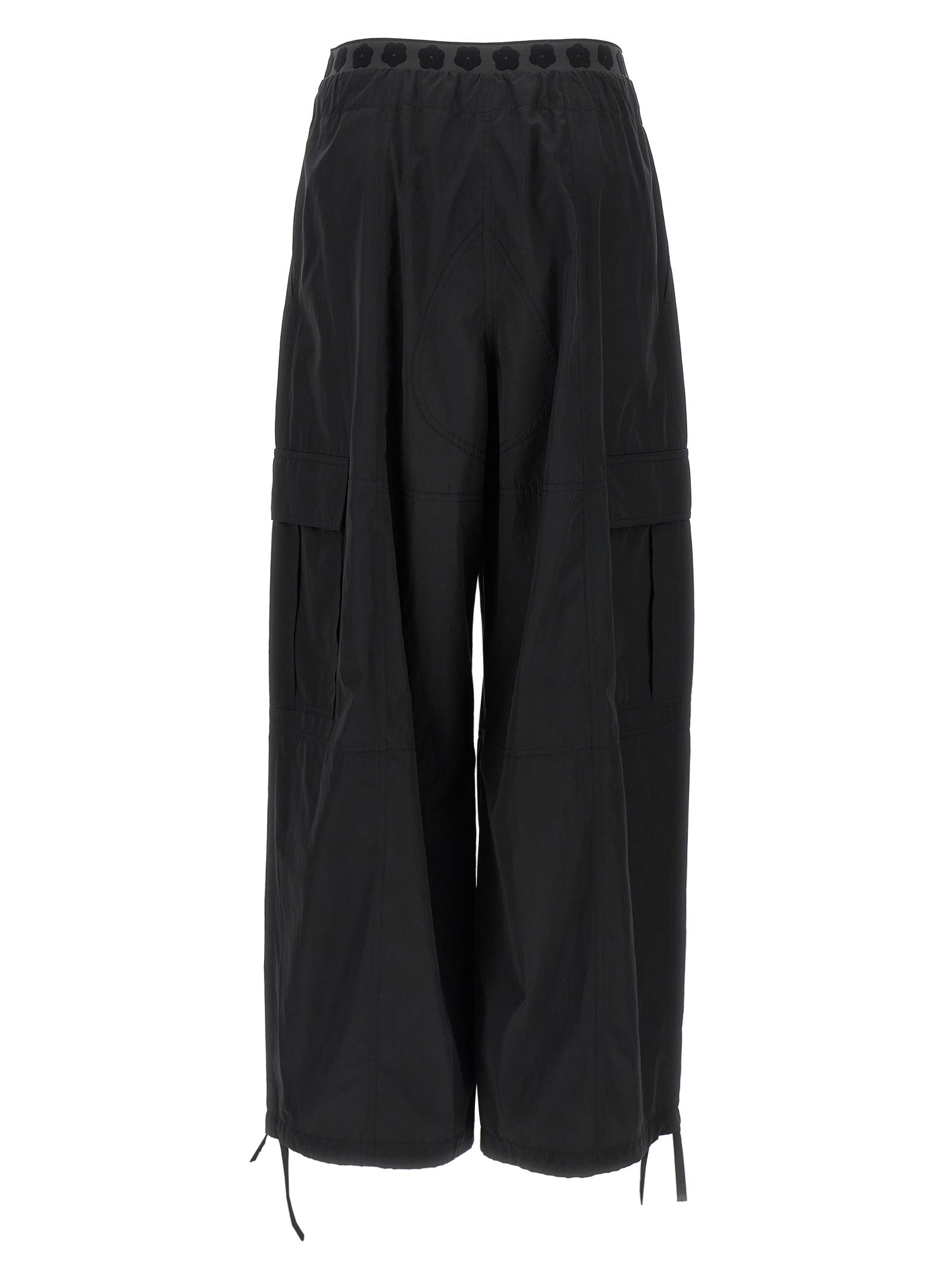 Cargo Pants by Kenzo for women in cotton polyester black features an tailored with a and long, creating a tailored utilitarian silhouette.