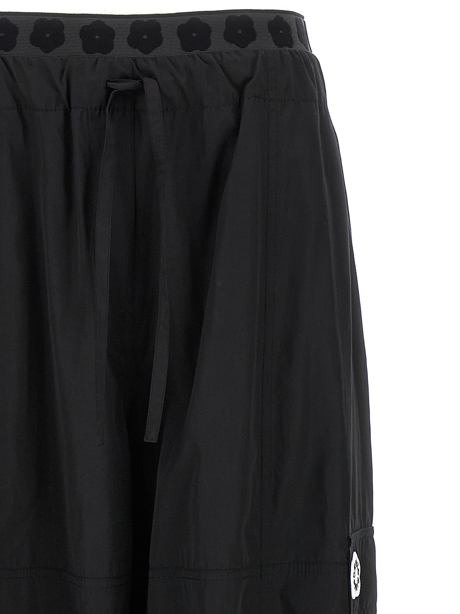 Cargo Pants by Kenzo for women in cotton polyester black features an stylish with a long and , expertly finished with stylish utility detailing.