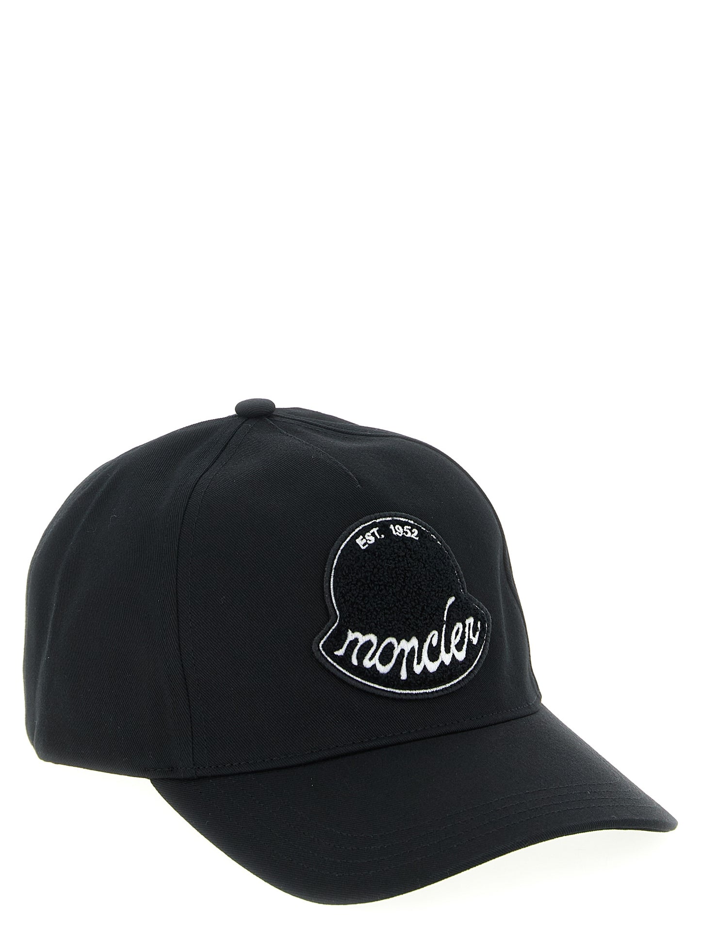 Baseball Cap by Moncler for men in cotton black presents a tailored silhouette, perfectly capturing the essence of Cotton Baseball Cap with its tailored finish and superior craftsmanship.