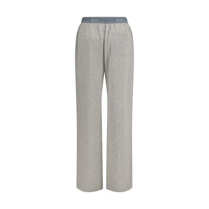 Joggers by Kenzo for women in cotton gray & signature presents a refined pantology silhouette, artfully defined by a refined pantology relaxed-fit & regular-fit, long, and a sophisticated .