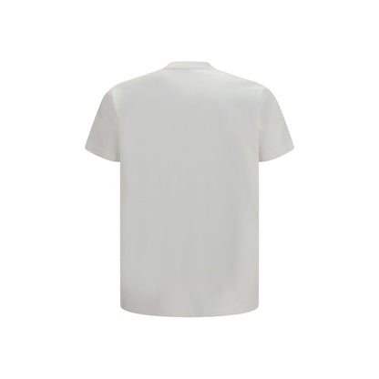 T-Shirt by Dsquared² for men in cotton white & print features an edgy silhouette, meticulously detailed with a sophisticated and crew neckline for a truly edgy finish.