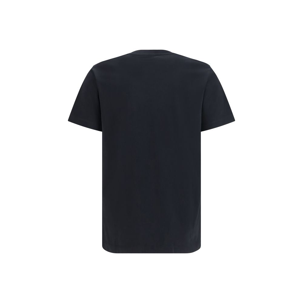 T-Shirt by Dsquared² for men in cotton black & print features a plush silhouette, showcasing a sophisticated crew neckline and for a truly plush finish.