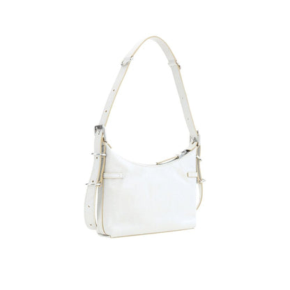 Shoulder Bag by Givenchy for women in leather silver & white features a effortless sophistication silhouette, secured by a zipper with ample and versatile shoulder-strap for a effortless sophistication finish.