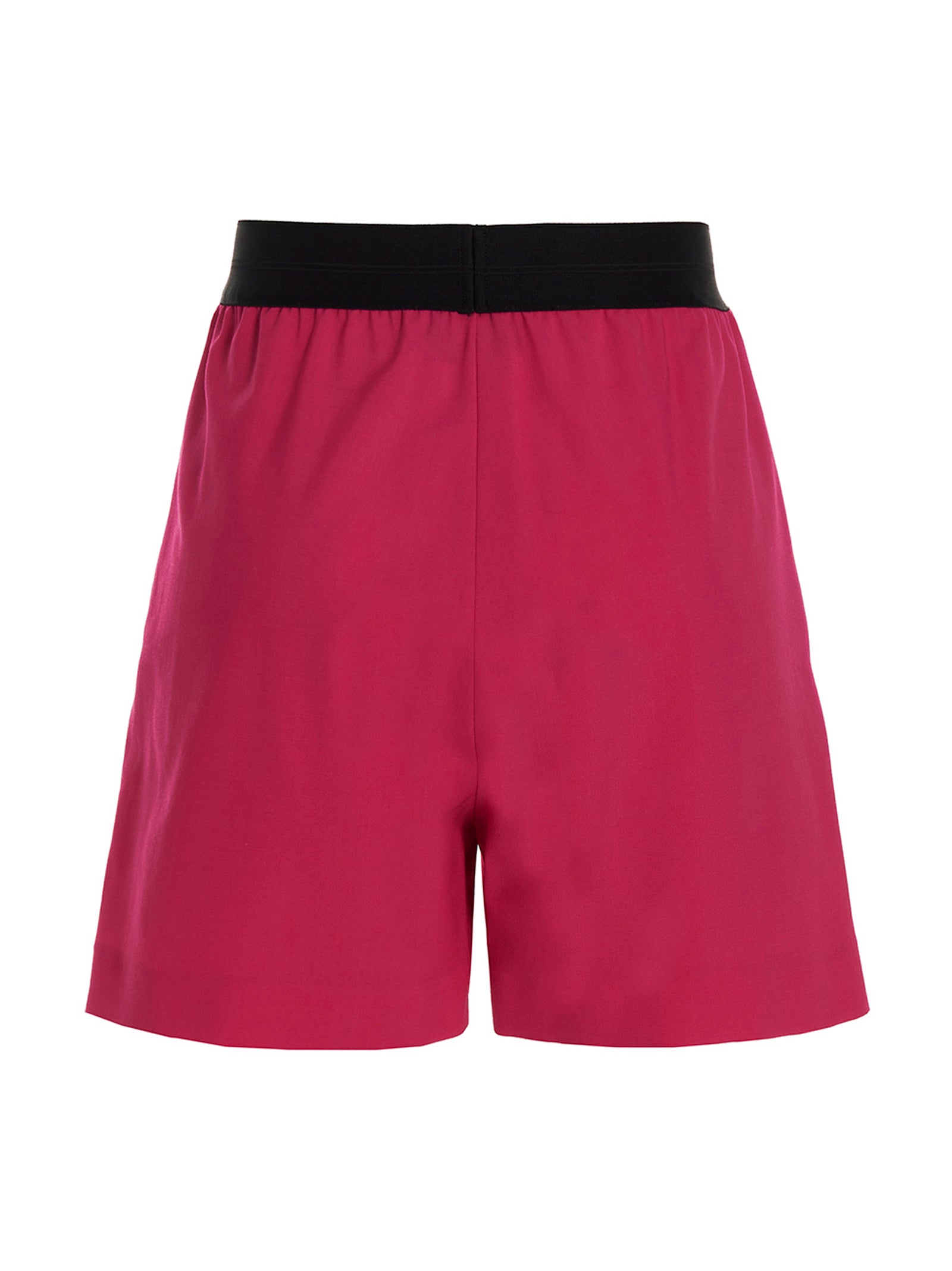 Bermuda Shorts by MSGM for women in virgin wool fuchsia features a eye catching and short with a eye catching .
