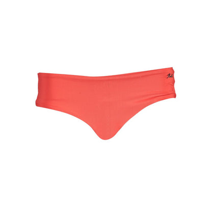 Swim Briefs by Karl Lagerfeld for women in stretch polyamide red features an riviera ready silhouette, showcasing the riviera ready Women's Stretch Polyamide Swim Briefs design with a streamlined fit ideal for performance and style.