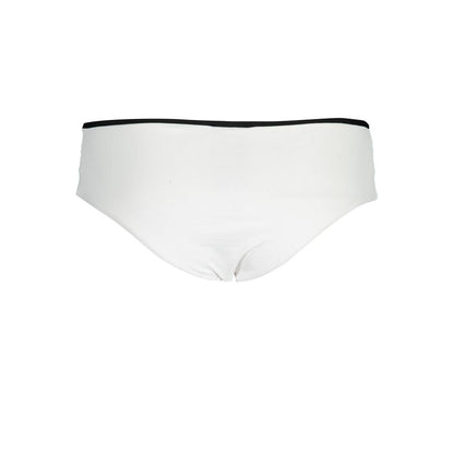 Karl Lagerfeld Women's Stretch Polyamide Swim Briefs - Red White