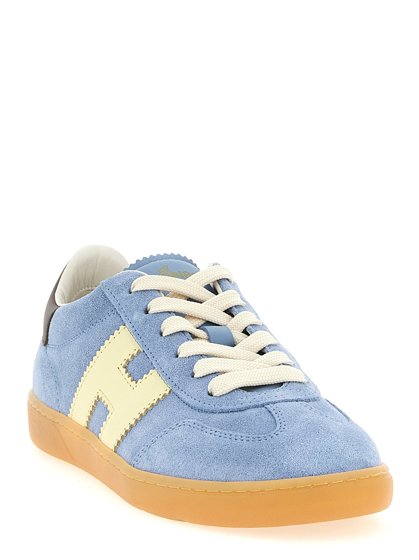 Sneakers by Hogan for women in suede calfskin leather light-blue features an timeless silhouette from the Women's Fashion Suede Calfskin Leather Sneakers collection, showcasing a signature fashion style with an timeless finish.