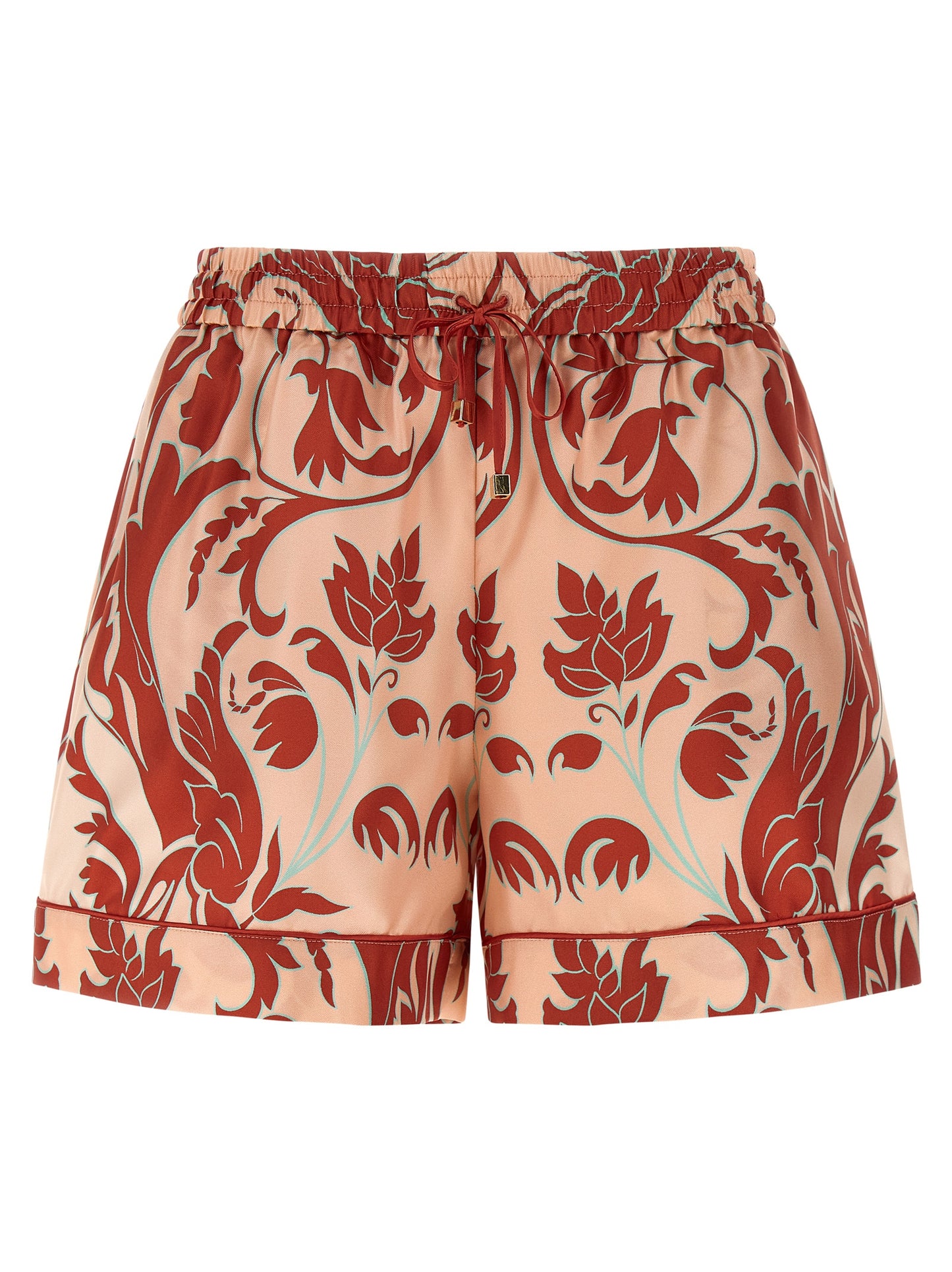 Bermuda Shorts by F.R.S. - FOR RESTLESS SLEEPERS for women in silk satin twill multicolor, pink & print showcases a on trend silhouette, featuring a tailored with a classic short and sophisticated for a on trend finish.