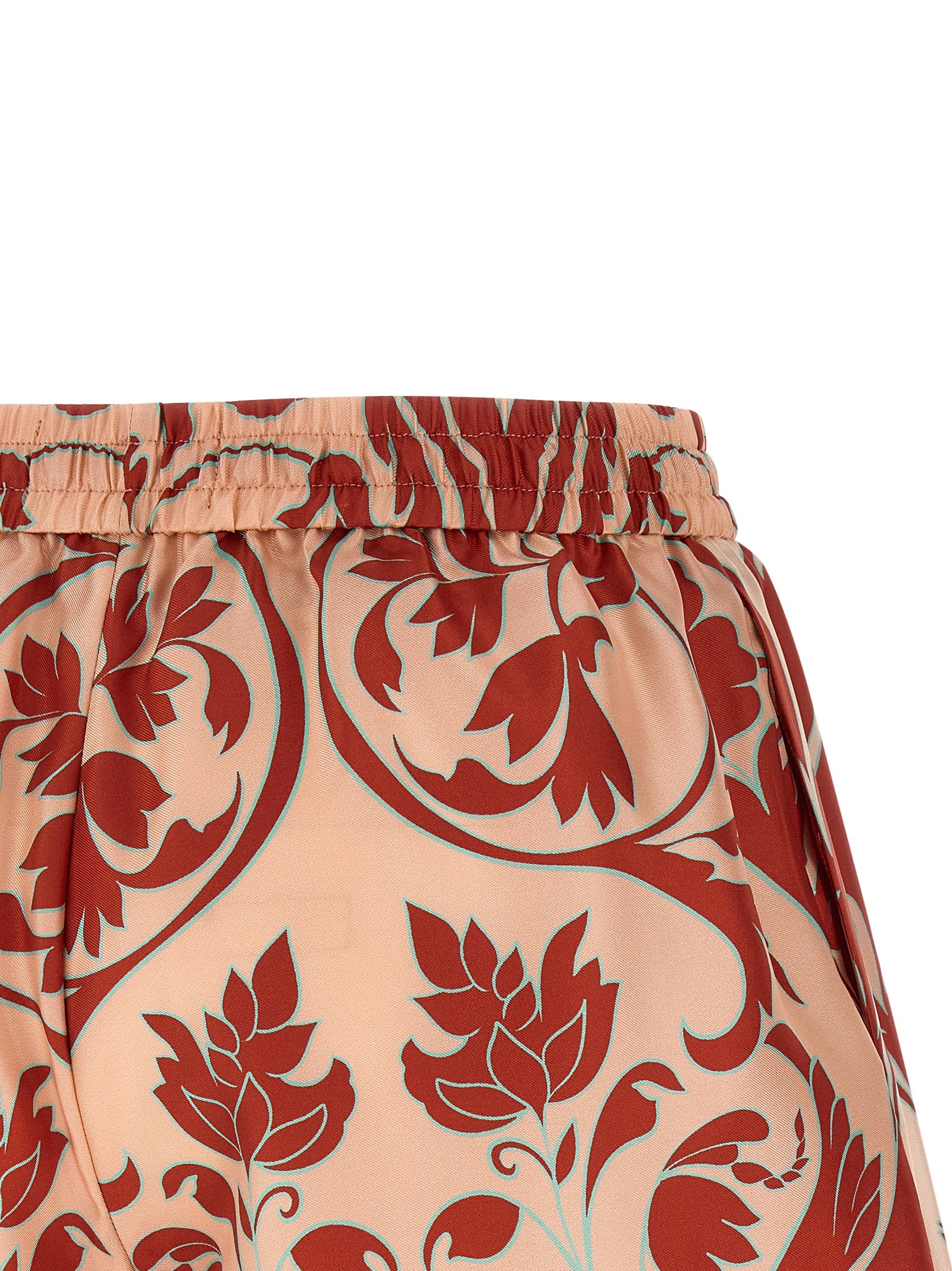 Bermuda Shorts by F.R.S. - FOR RESTLESS SLEEPERS for women in silk satin twill multicolor, pink & print features a eye catching and short with a eye catching .