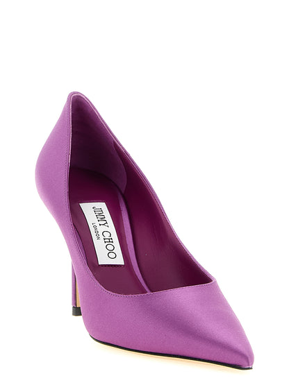 Jimmy Choo Women's Satin High-Heel Stiletto Pumps Heels - Purple