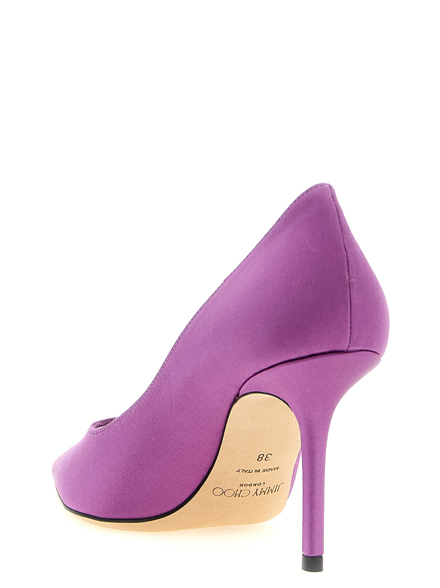 Jimmy Choo Women's Satin High-Heel Stiletto Pumps Heels - Purple