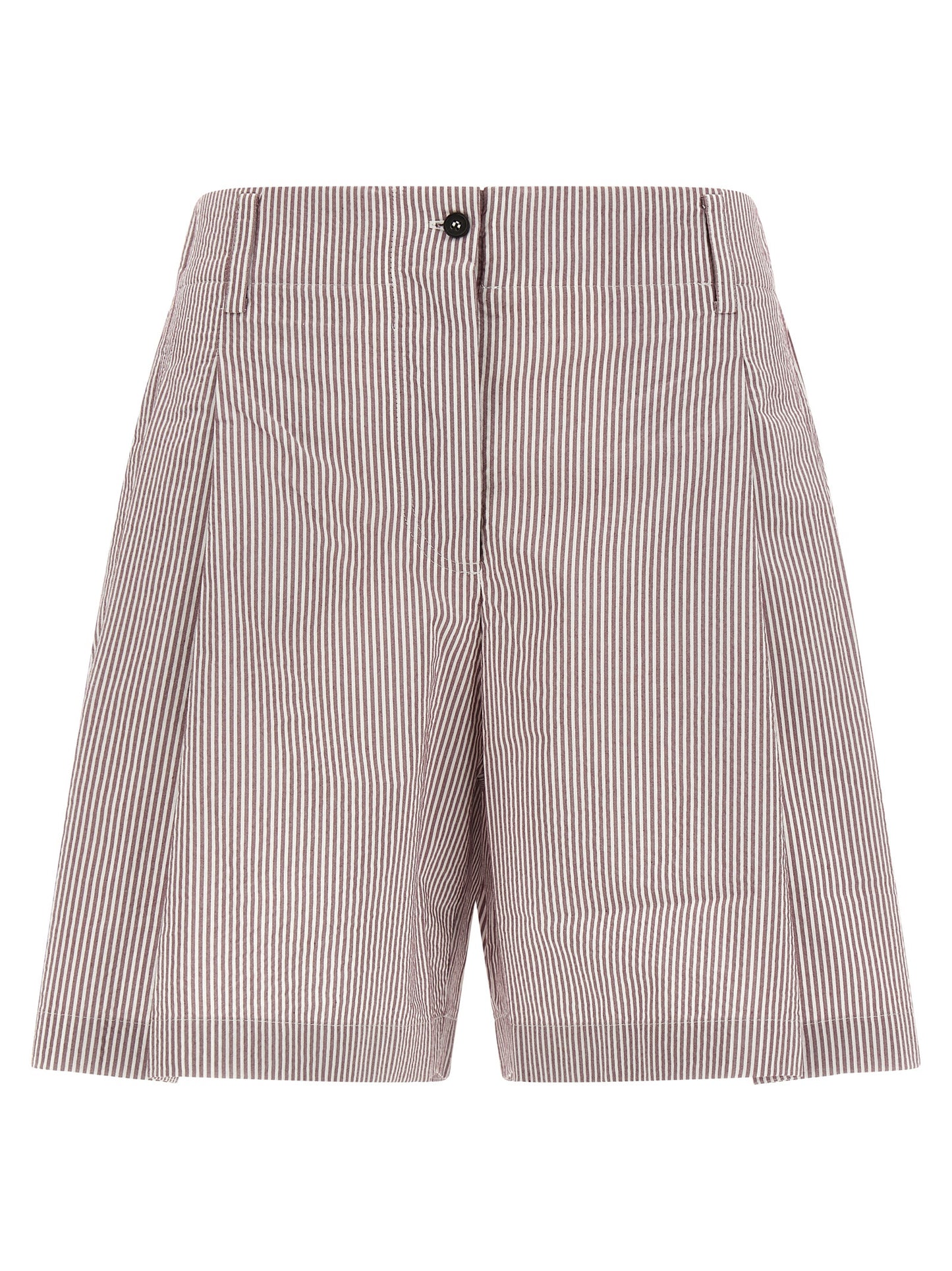 Brunello Cucinelli Multicolor Cotton Bermuda Shorts