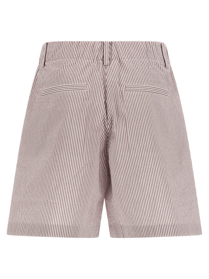 Brunello Cucinelli Multicolor Cotton Bermuda Shorts