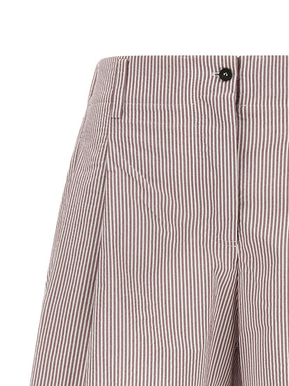 Brunello Cucinelli Multicolor Cotton Bermuda Shorts