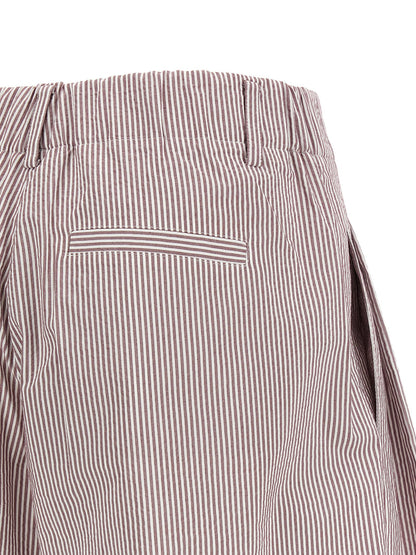 Brunello Cucinelli Multicolor Cotton Bermuda Shorts