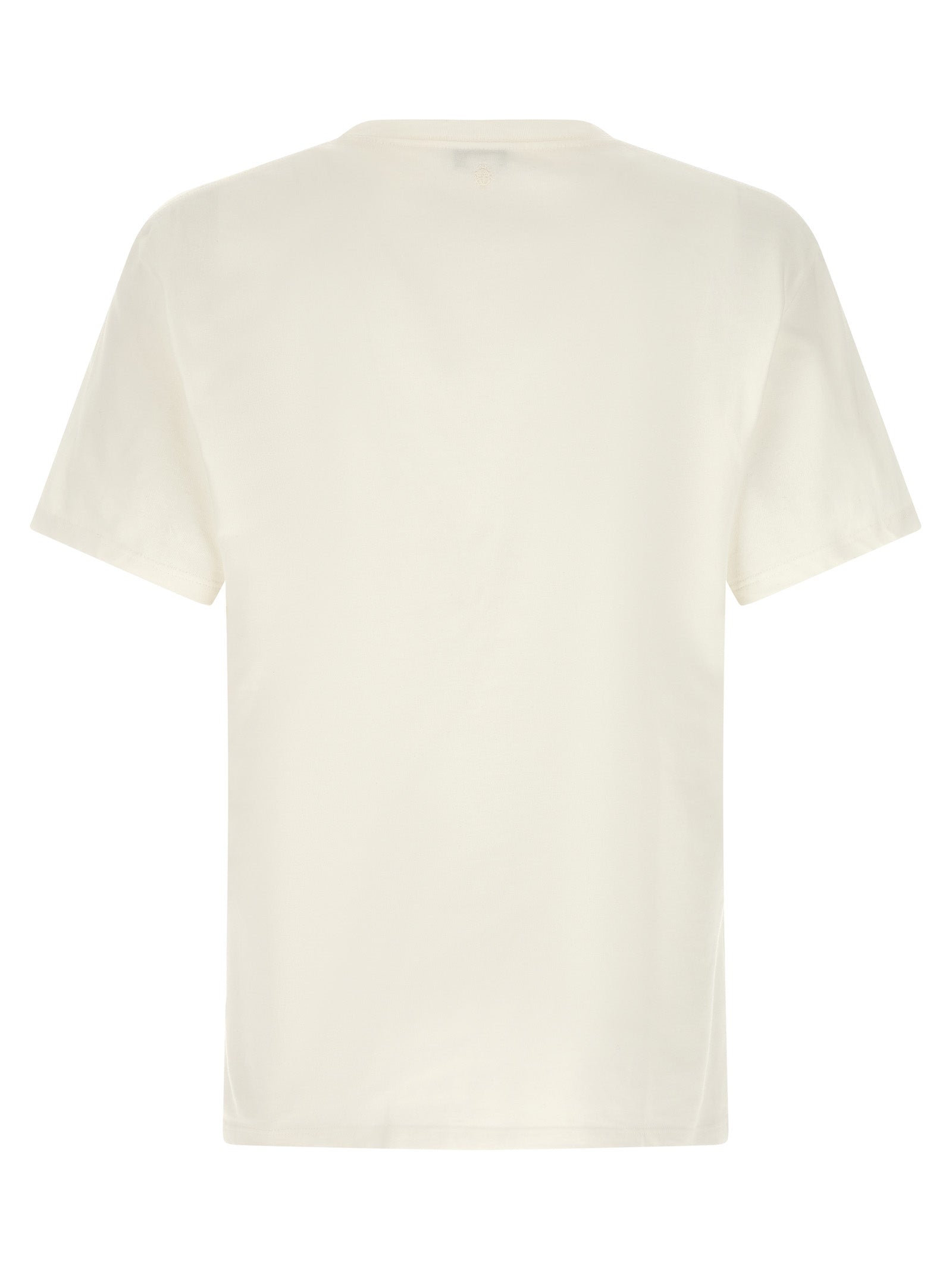T-Shirt by Alexander McQueen for men in cotton multicolor, red & print showcases a unassuming silhouette, artfully detailed with a refined crew neckline and unassuming for a sophisticated, contemporary look.