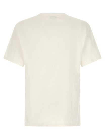 T-Shirt by Alexander McQueen for men in cotton multicolor, red & print showcases a unassuming silhouette, artfully detailed with a refined crew neckline and unassuming for a sophisticated, contemporary look.