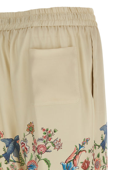 Etro Beige Polyester Casual Pants