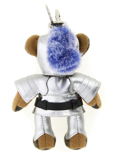Keychain by Burberry for women in cotton multicolor & patterned, featuring an sculptural design with details in and .