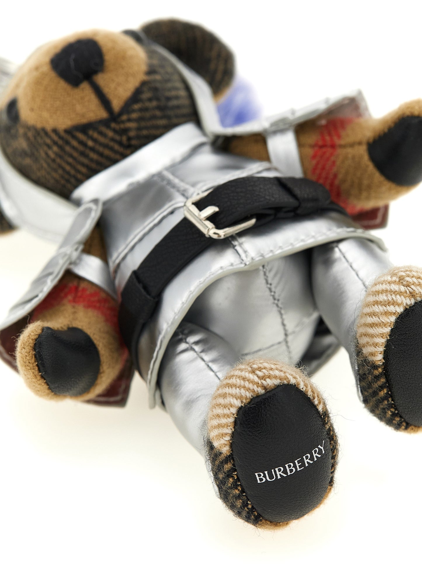 Keychain by Burberry for women in cotton multicolor & patterned features an sleek design, highlighting a sophisticated and refined for an sleek look.