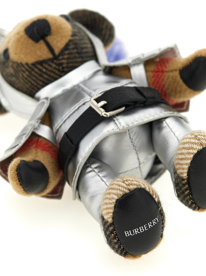 Keychain by Burberry for women in cotton multicolor & patterned features an sleek design, highlighting a sophisticated and refined for an sleek look.