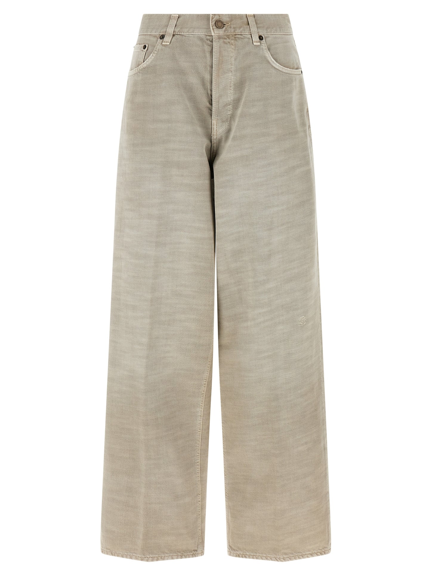 Jeans by Haikure for women in cotton denim gray features a refined silhouette with a refined , defined by a and a refined long for a refined finish.